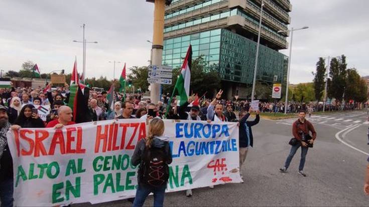 Palestinaren aldeko aldarria, Iruñetik nazioartera