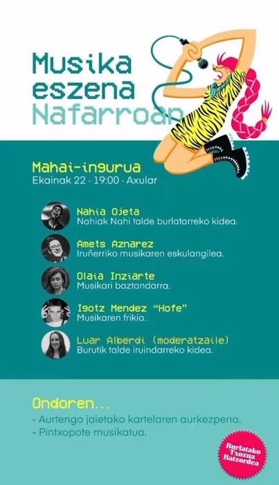 'Musika eszena Nafarroan' mahai-ingurua