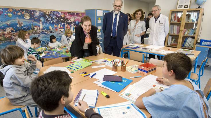 Kolore biziak ospitalean egon beharreko egunei aurre egiteko