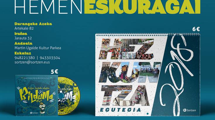 Sortzen Jaietako Abestien Bilduma eta 2018ko Hezkuntza Egutegia kaleratu ditugu