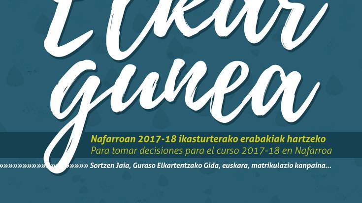 Sortzen Nafarroako Elkargunea, urriaren 7an Ezkaba ikastetxean