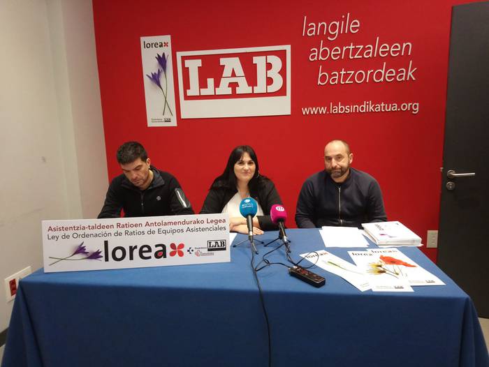 Osasungintzan ratio lege bat bultzatzeko 'Lorea' proiektua aurkeztu du LABek