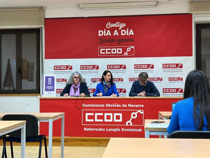Laneko sexu jazarpena ikustarazteko ataria sortu du CCOOk