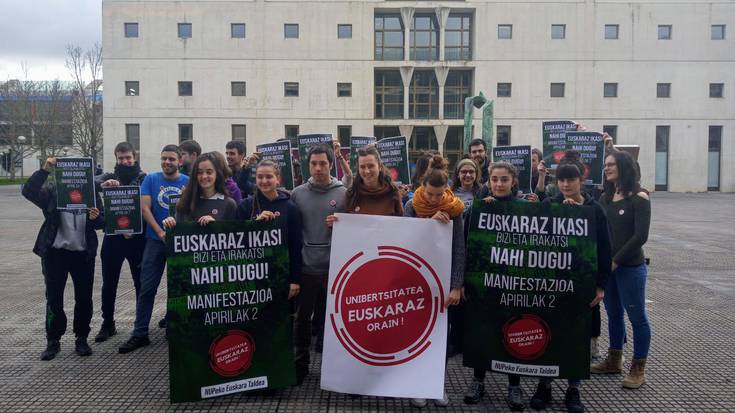 Unibertsitatetik harago Nafarroan euskarak jasandako azken erasoen aurka mobilizatzera deitu du NUP Euskaraz taldeak