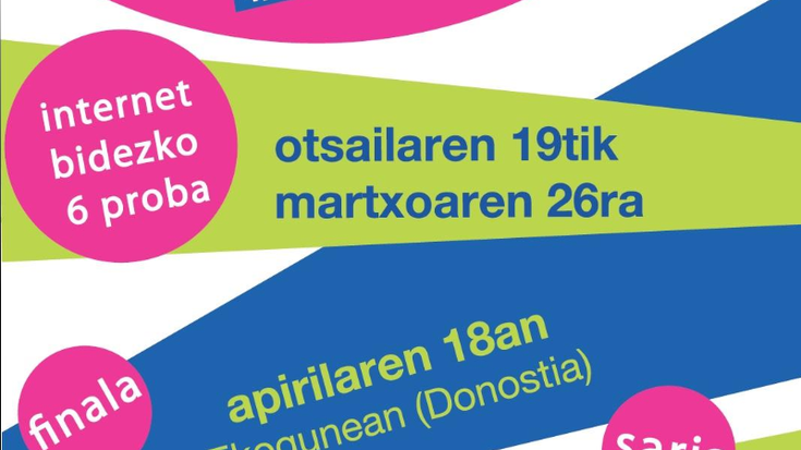 Euskararen Ginkana lehiaketaren laugarren froga argitaratu dute jada eta aurrera doa.
