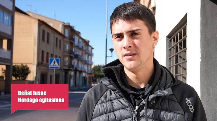 Beñat Jusue (Gazte Euskaltzaleen Sarea): “Euskaraz bizi nahi eta ezin duen belaunaldi bat gara”