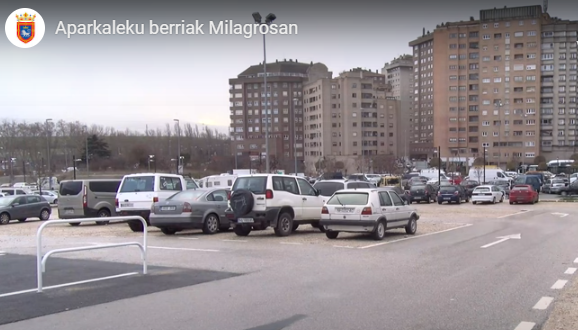 Iruñeko Udalak hiru disuasio-aparkaleku berri zabaldu ditu Arrosadian