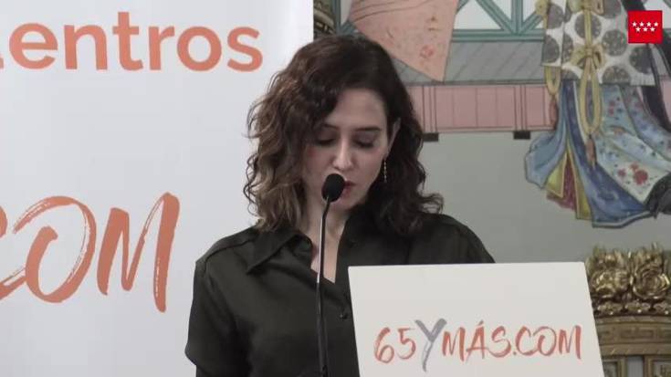 Diaz Ayuso: “Nafarroan telebistaren bidez euskara inposatu nahi dute, funtzio publikoan sartzeko aukera gehiago edukitzeko"