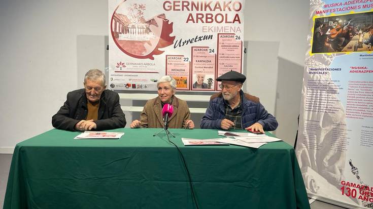 Gernikako Arbola euskal ereserkiaren I. batzarra egingo dute igandean, Urretxun