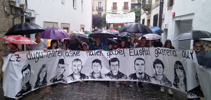Altsasuko hiru gaztek urtebete daramate preso liskar batean parte hartzeagatik