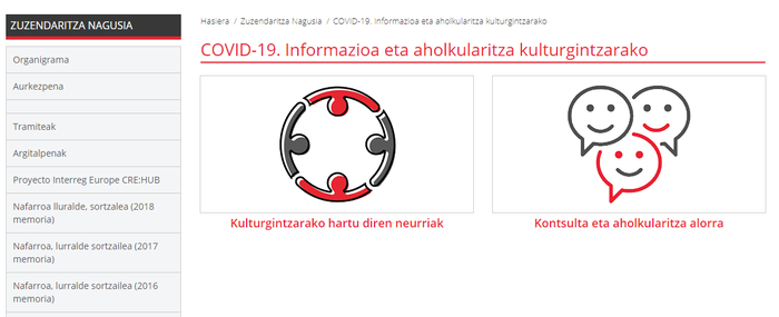 Kultura zuzendaritzak sektoreko profesionalentzako aholkularitza zerbitzu bat prestatu du