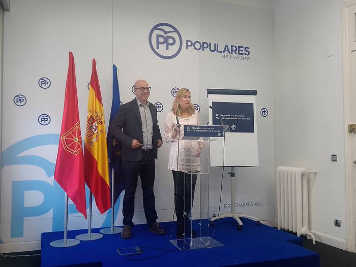Euskararen "inposizioaren" kontrako karabana antolatu du Nafarroako PPk