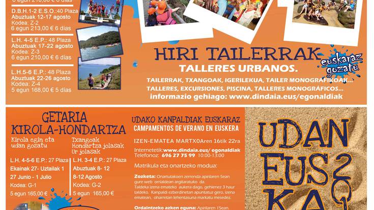 Dagoen hotzari aurre egiteko, Udarako eskaintza la