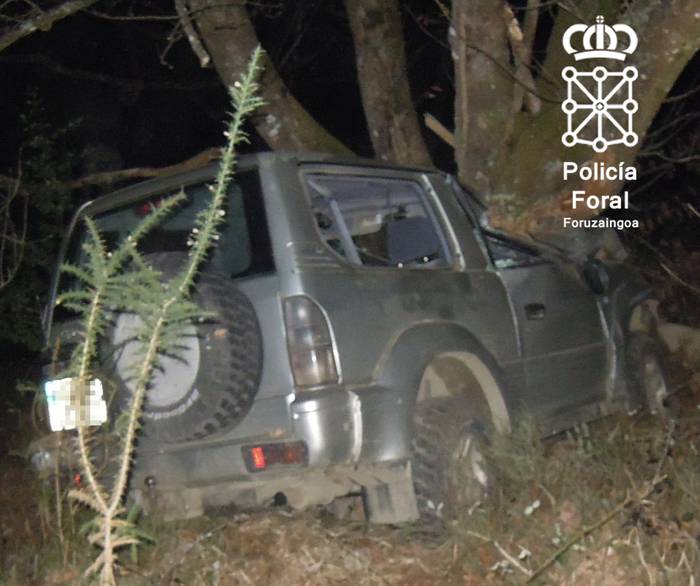Hamaika pertsona zendu dira aurten auto istripuz Nafarroan