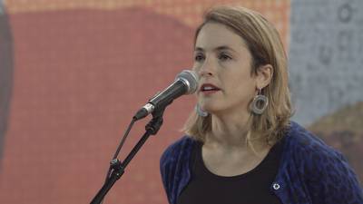 Erika Lagoma, Idoia Granizo, Oihana Bartra eta Aitor Bizkarra gaur, Iruñean