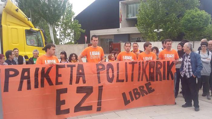 Iruñerriko 10 gazteren aurkako epaiketa hasi da, Auzitegi Nazionalean