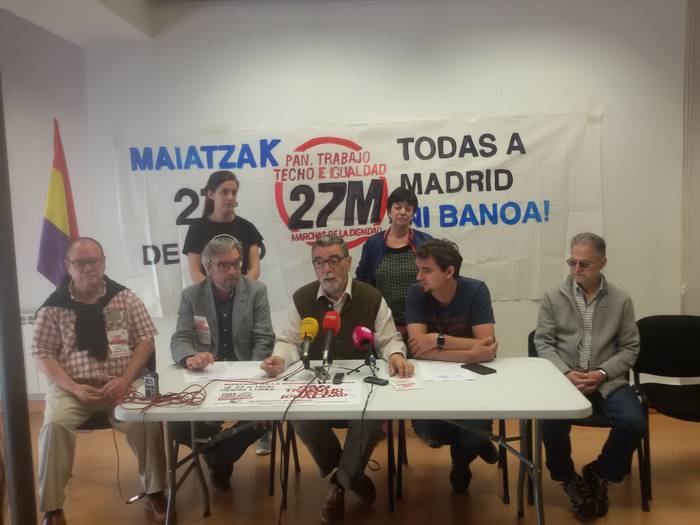 "Duintasunez" bete nahi dute martxek Madril maiatzaren 27an