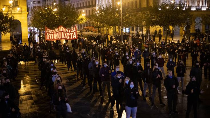“Burgesiaren diktaduraren aurka” protesta egin du GKSk