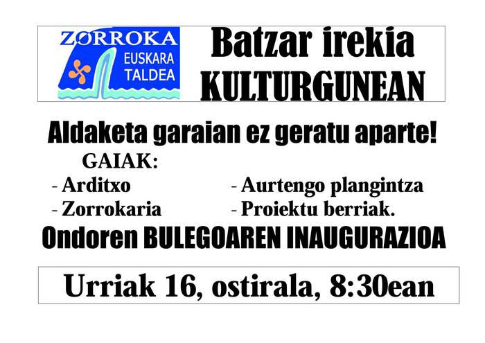 ZORROKAREN BATZARRA