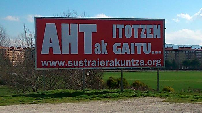 AHTaren ingurumen eraginaren adierazpena iaztik iraungita dagoela salatu du Sustrai Erakuntzak