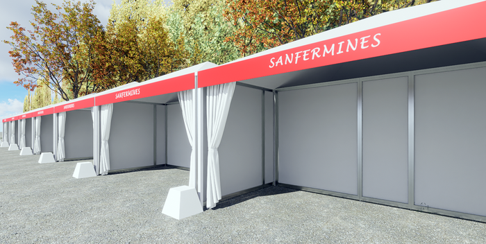 Sanferminetako salmenta-puntuek etxola itxura izanen dute