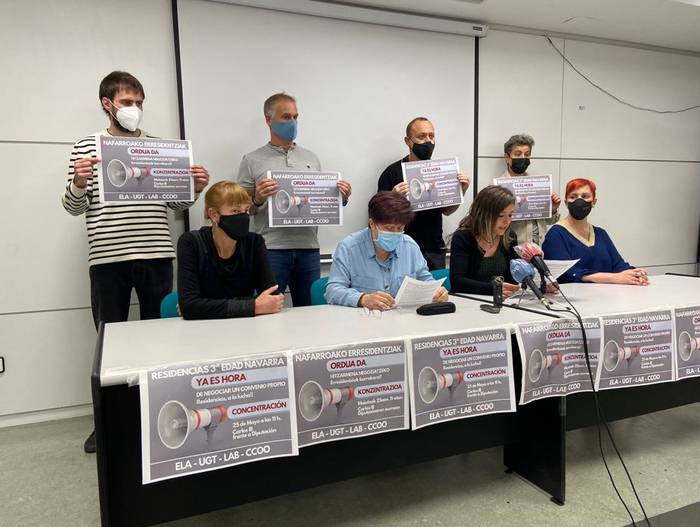 Zahar egoitzen sektoreko lehen hitzarmen kolektiboa negoziatzen hasi dira ELA, UGT, LAB eta CCOO