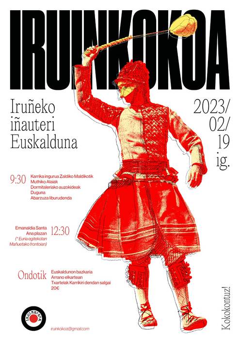 Iruinkokoa, Iruñeko inauteri euskalduna