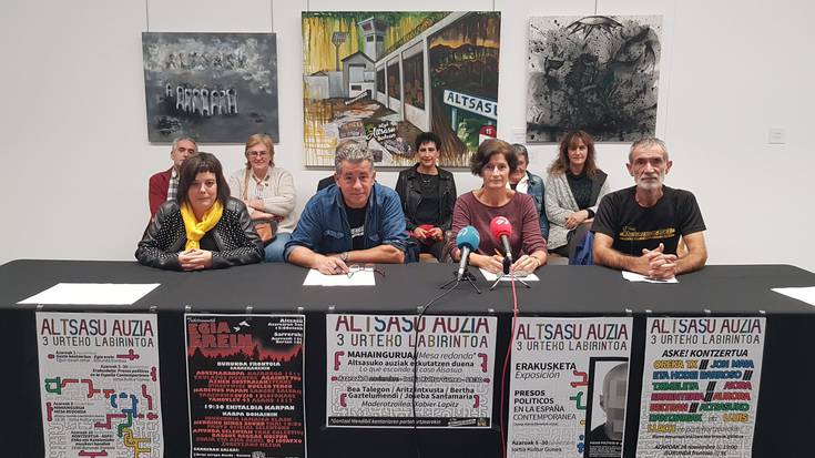 Hiru urteko "labirintoa" salatzeko, kulturaz beteko dute Altsasu