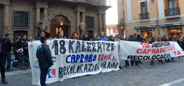 Capraboko kaleratuei sostengua adierazi die Iruñeko udalbatzak, aho batez