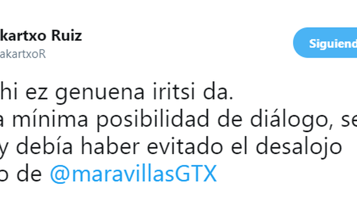 Bakartxo Ruiz (EH Bildu): "Bizi nahi ez genuena iritsi da"