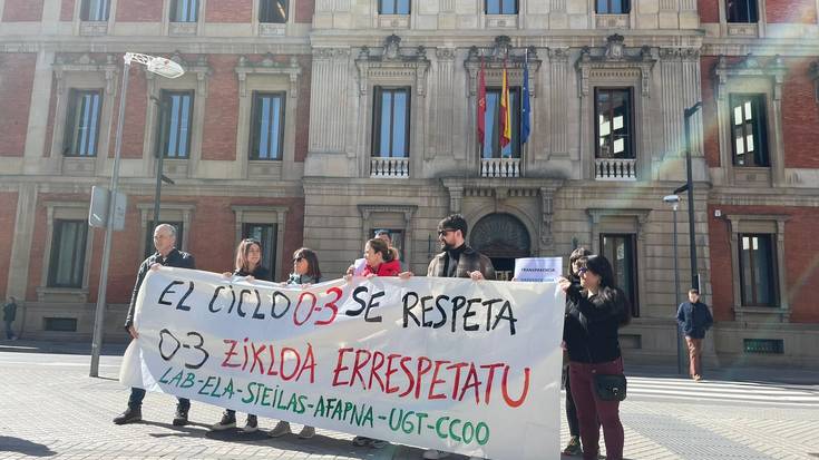 Hezkuntza alorreko sindikatuek "aldebakartasunez" aritzea leporatu diote Gimenori
