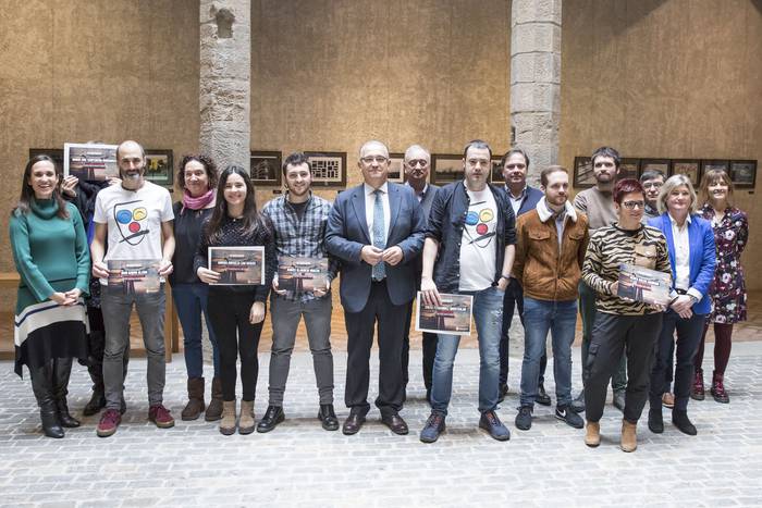 Haritz Larragueta, Iban Garro eta Eneko Fernandez, Egile Berrientzako Euskarazko XXIX. Literatur Lehiaketaren irabazleak
