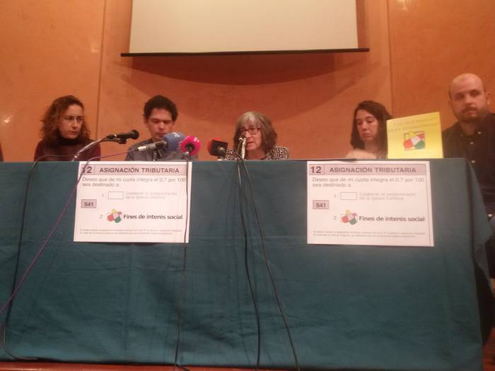 Errenta aitorpenean 'Gizarte helburuak' laukia markatzeko deia zabaldu dute