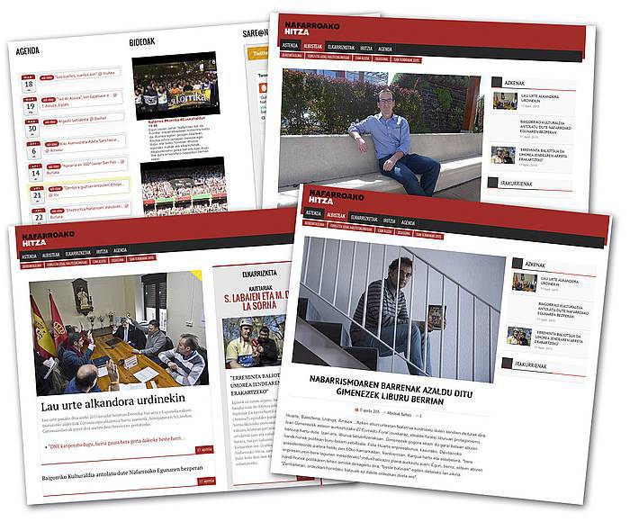 'Nafarroako Hitza'-k webgune berritua du