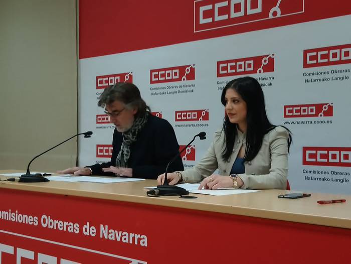 Enplegu arloan genero arrakala "handitzen eta kronifikatzen" ari dela salatu du CCOOk