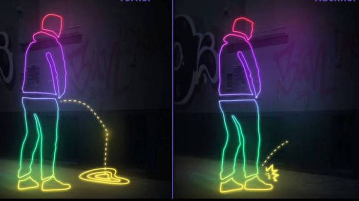 Paretan pixa egiten duen hori zizpiztindu dadin