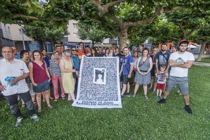 Karmele Solagurenen omenezko monolitoa ekainaren 24an jarriko dute