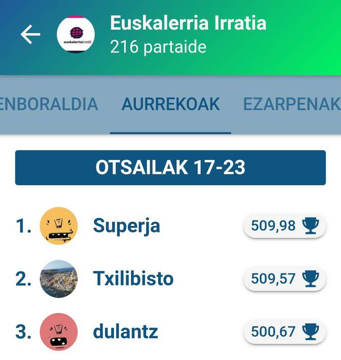 Superja-k irabazi du Egunean Behin jokoko Euskalerria Irratiko saria