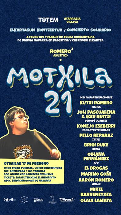 Motxila 21, elkartasun kontzertua