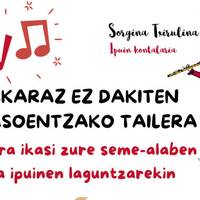 Sorgina Txirulina tailerra