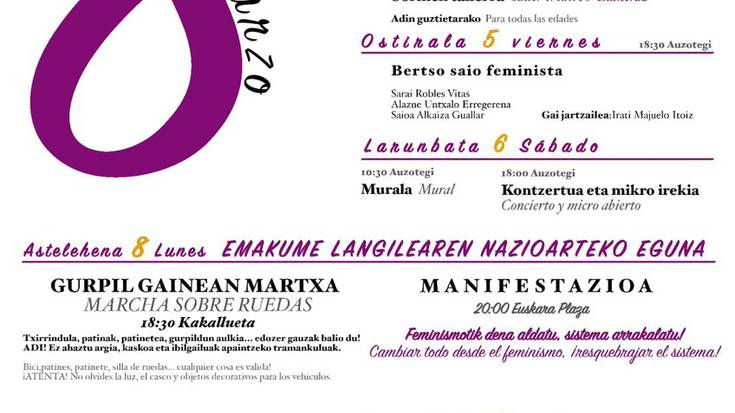 SORMEN TAILERRA: "Feminismotik dena aldatu. Sistema arrakalatu!"