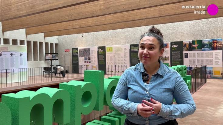 Itziar Luri: "Iruñean denak berdinak garela adierazi nahi du = hiri-markak"