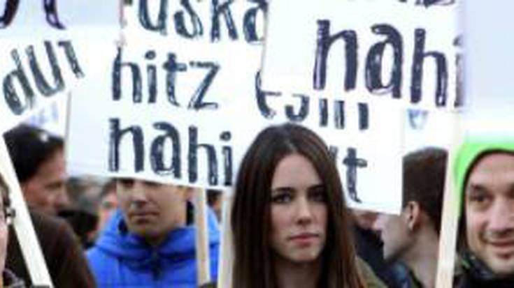Euskaldunei "eskerrak" eta "indarra" emateko ekitaldia gaur, Anaitasunan