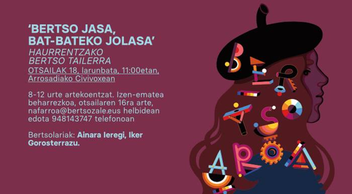 Bertsoaroa: 'Bertso jasa, bat-bateko jolasa'