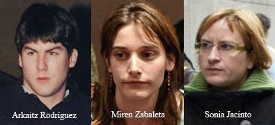 Aste honetan aske geratuko dira Miren Zabaleta, Arkaitz Rodriguez eta Sonia Jacinto