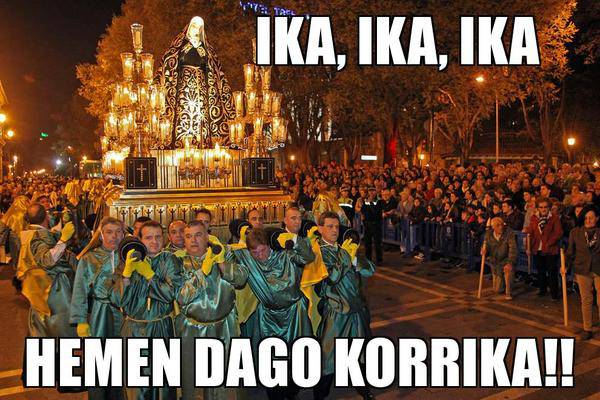 Ika, ika, ika, Nekane ere Korrika!!!!