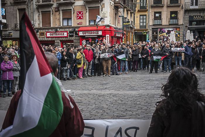 Palestinar herriari elkartasuna adierazteko elkarretaratzea eginen du bihar BDZ taldeak