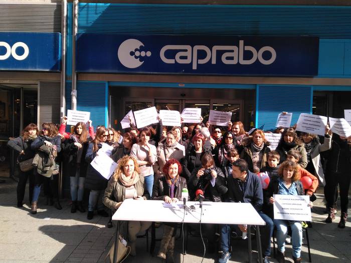 Greba mugagabea hasi dute Capraboko 18 langileek