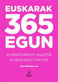 EUSKARAK 365 EGUN EKITALDIA