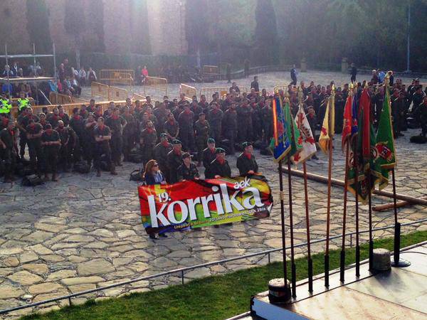 500 militarrek babesa eman diote Korrikari